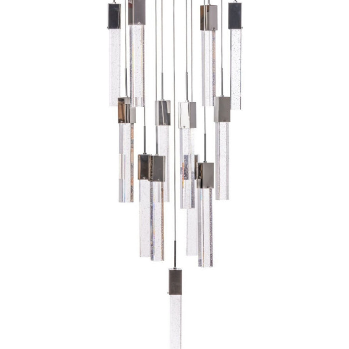 Finesse Decor-Rectangular Crystal Chandelier XL 13 Light-SKU: FN-1133-13
