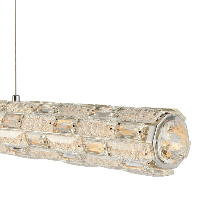 Finesse Decor-Rustica Crystal Chandelier Chrome-SKU: CH-680-REC
