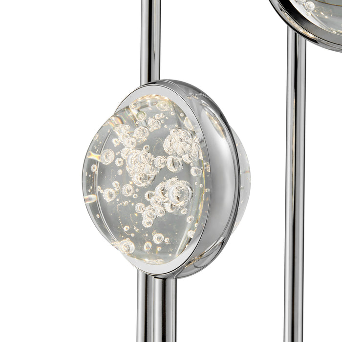 Finesse Decor-Bubbling Glow Floor Lamp Chrome-SKU: FL-650