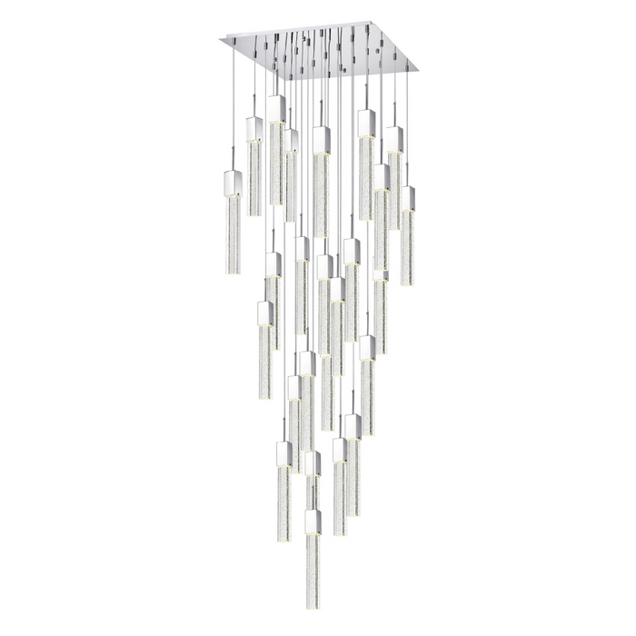 Finesse Decor-Rectangular Crystal Chandelier XL 25 Light-SKU: FN-1133-25