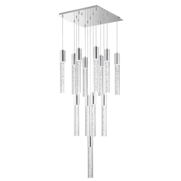 Finesse Decor-Acrylic Cylinder Chandelier 13 Light-SKU: FN-1260-13