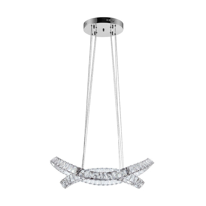 Finesse Decor-Monroe Crystal Chandelier Chrome-SKU: CH-621