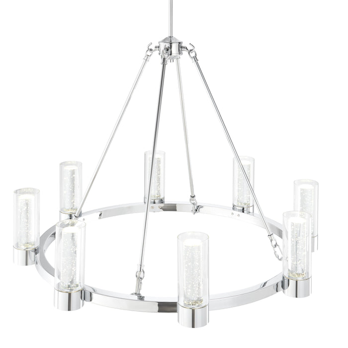 Finesse Decor-Victory 8 Light Chandelier Chrome-SKU: CH-1101-8C