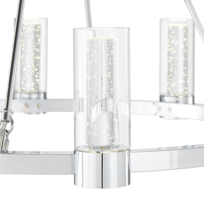 Finesse Decor-Victory 8 Light Chandelier Chrome-SKU: CH-1101-8C