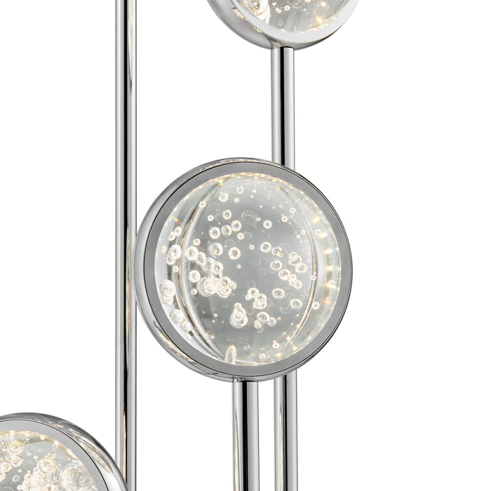 Finesse Decor-Bubbling Glow Floor Lamp Chrome-SKU: FL-650